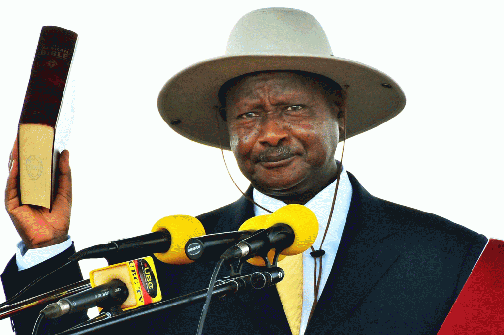 угрожает геноцид, Уганда, Ugandan President Yoweri Museveni