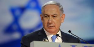 In this handout provided by the Israeli Government Press Office (GPO) Israeli Prime Minister Benjamin Netanyahu speaks during the American Israel Public Affairs Committee (AIPAC) 2015 Policy Conference, March 2, 2015 in Washington, DC.