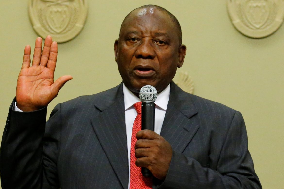 New South African President Cyril Ramaphosa