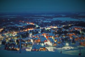 Финский горнолыжный курорт Леви