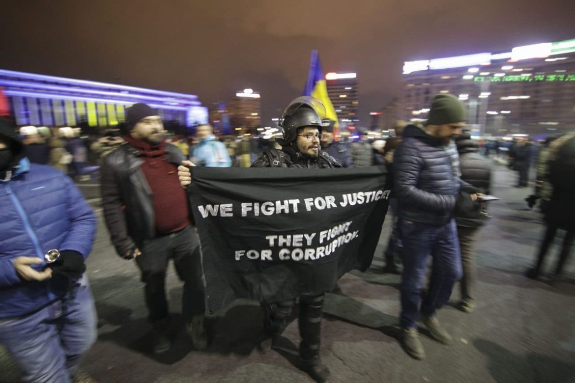 Протесты в Румынии