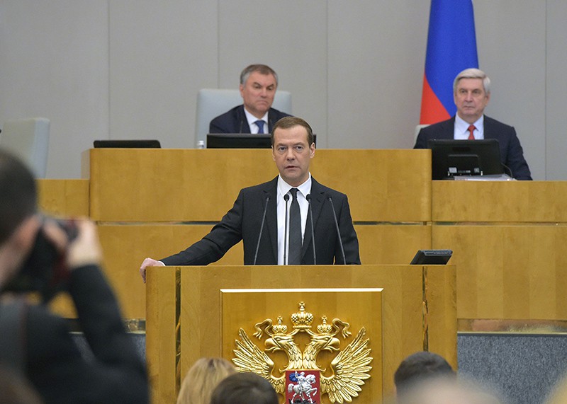 Отчет Дмитрия Медведева в Госдуме